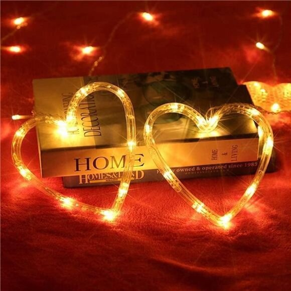 Heart-Shaped String Lights - Picture 3 of 4